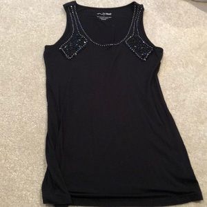 Black tank top